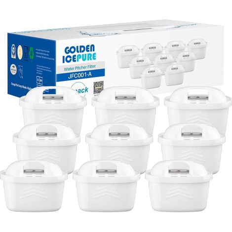 Filtre à eau pour bouilloire Compatible Avec Brita Maxtra+, Maxtra Plus, Mavea, Anna Duomax, 9 pièces (1/5)