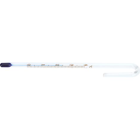 Thermomètre suspendu en forme de U pour aquarium, compatible avec les aquariums en verre de 6 à 8 mm d'épaisseur. (1/5)