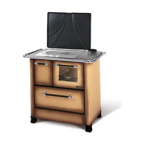 STUFA CUCINA A LEGNA NORDICA FAMILY 4,5 DX 7,5 KW CARAMELLO (16781)
