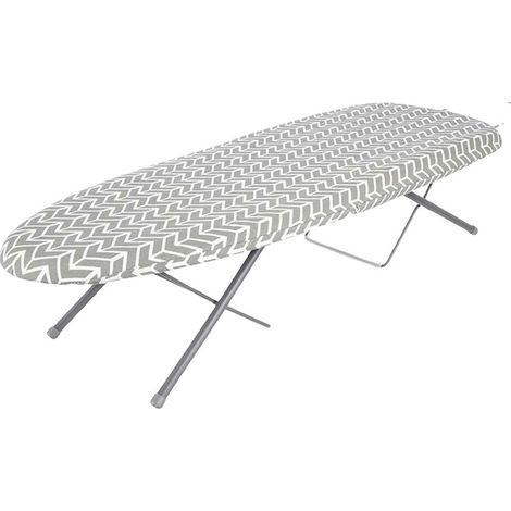 Planche a repasser de table - Gris - 77 X 31 X 18 Cm - Pliable - Pieds antidérapants (1/5)