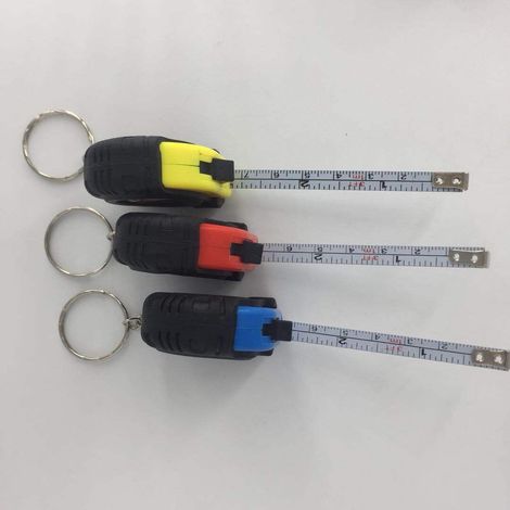 Lot de 3 mini rubans à mesurer enroulables en plastique ABS (1 m) (1/5)