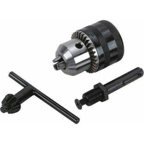 Wolfcraft SDS-Plus Set Bohrfutter Bohrfutterschlüssel Bohrfutter-Adapter SDS-Meissel (1/2)