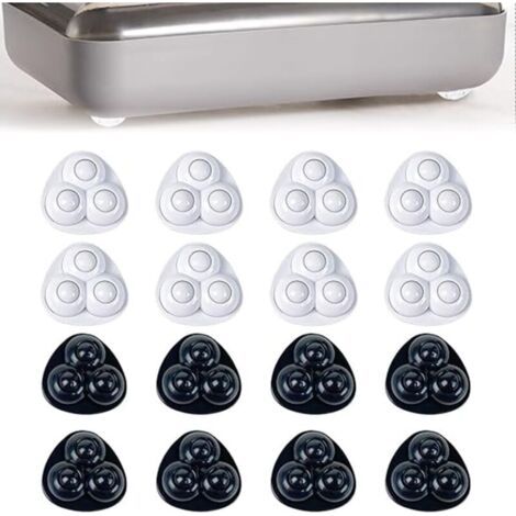 16 Pièces Roulettes Pour Meubles Mini Roulette Rotation À 360 Degrés Petite Roulette Auto-Adhésif Billes Roulettes Roulettes À Billes Pour Meubles Pour Armoire Canapé (1/4)