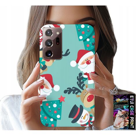 Custodia per Samsung Note 20 Ultra - Babbo Natale, renne, pupazzo di neve, motivi natalizi (1/5)