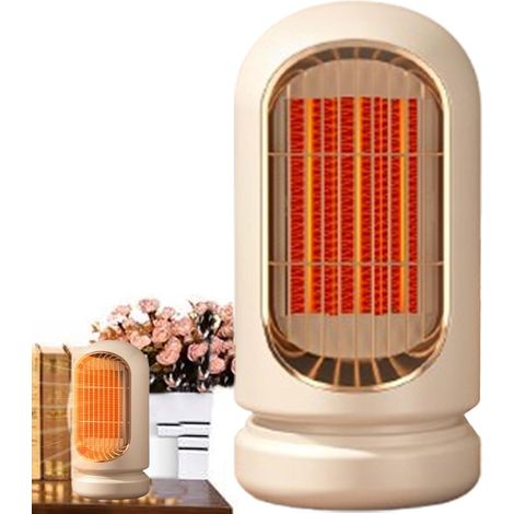 Radiador pequeño Draagbare, Radiador Kantoor  Stilte Draagbare Elektrische Verwarmingsventilator para Kantoor  Snelle Warming para Small Ruimtes, Veilig para Slaapkamer (1/5)
