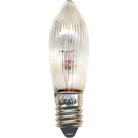 Ersatzbirnen ,Spare Bulb', E10, Kerzenform, dimmbar, 7er-Pack, 3W, warmweiß (1/4)