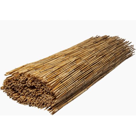 Werka Pro – Canisse en roseau naturel 1 x 5 m – Brise vue esthétique – Protection des regards indiscrets – Pour espaces extérieurs - PRO 1 X