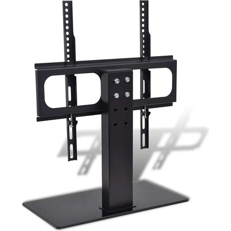 vidaXL TV Bracket with Base Iron Black 23"-55 (1/5)