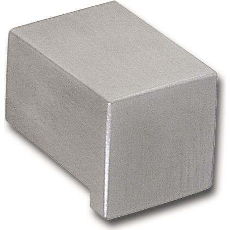 Möbelknopf (Möbelknauf) Europa Breite 16 mm Tiefe 25 mm Edelstahl gebürstet