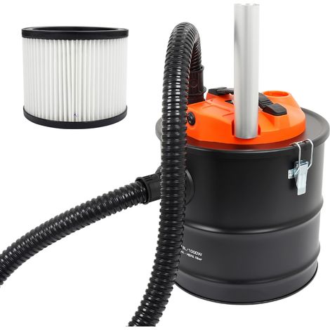 Boxer Cyclone Aspirateur Cendre avec Filtre HEPA 18 litres - Aspirateur a Cendre avec Moteur 1000 W (1/4)