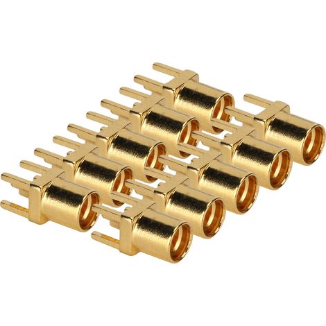 10 Pièces Connecteurs MMCX KE Femelle à Souder 4 Broches pour Réparation Câble Casque PCB (1/5)