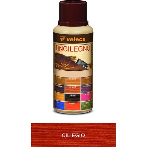 VELECA TIVAL COLOR TINGILEGNO COLORANTE LEGNO VARIE TINTE ML 250/1000 (21355V) CILIEGIO (21355),ML 1000