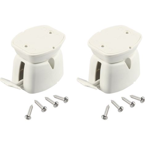 Morsetto statico per porta camper, asta per porta barca turistica, morsetto fermaporta in nylon per camper, roulotte, camper (bianco/2 pezzi) (1/4)