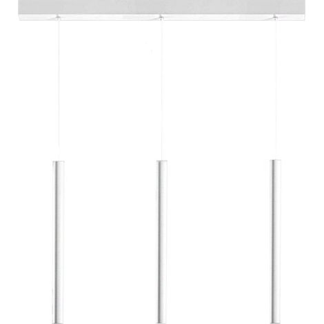 Lampadario moderno gea luce thalassia s3p b led alluminio sospensione