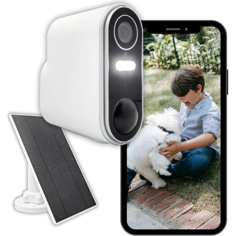 Konyks Camini Air 2 Solar cámara de vigilancia blanco negro (1/5)