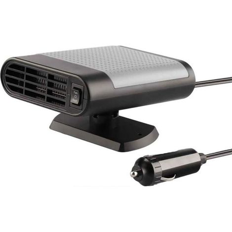 1 dégivreur de pare-brise, chauffage 12V, air chaud/naturel, base rotative 360°, sans balais, pour voiture (1/4)