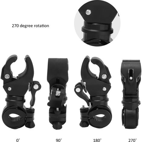 Support de fixation universel multifonction pour lampe torche de vélo (1/5)