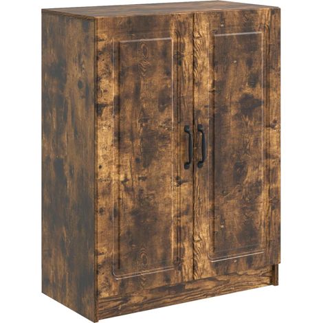 Sideboard Smoked Oak 66 x 34.5 x 87 cm Engineered Wood vidaXL