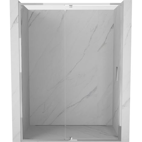 Mexen Exo porta doccia a battente 150 cm, trasparente, cromo - 819-150-000-01-00 (1/5)