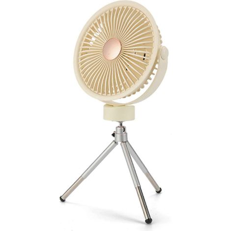 Ventilateur sur pied portable de 2,25 m (7,4 pi), ventilateur de plafond pour le camping, ventilateur de plafond pour l'été et la plage (1/4)
