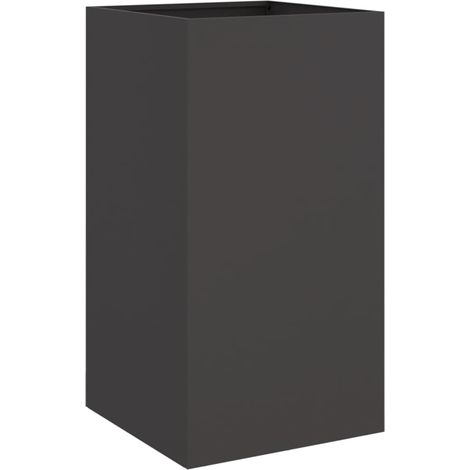 Maison Exclusive - Pflanzkübel Schwarz 42x38x75 cm Stahl