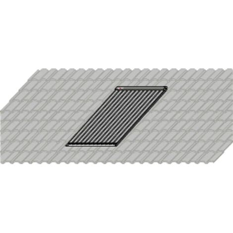 Wolf Kit de montage sur toit extensible pour 1 capteur CRK, tuile à emboîtement, 7701611