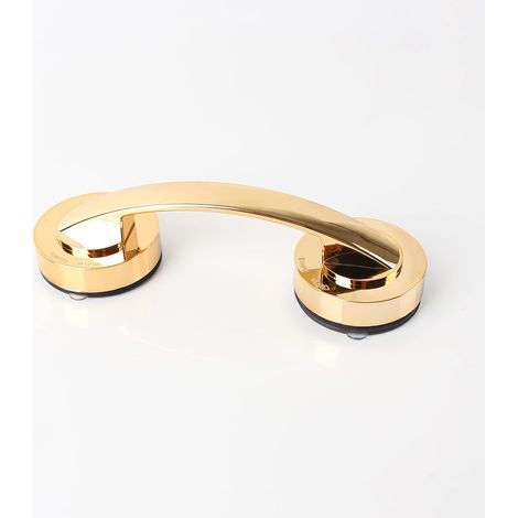 Grandes poignées de porte et de fenêtre en verre, portes coulissantes de salle de bain, armoires, poignées sans trou, poignées de réfrigérateur (or) (1/5)