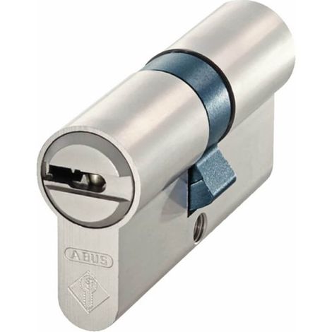 Abus – Cylindre de serrure haute sécurité 30x60 mm – 15 goupilles – 3 clés réversibles – Aluminium avec boîtier en acier nickelé (1/5)