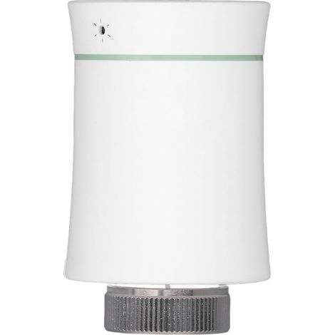 Vanne Thermostatique Intelligente Zigbee/Tuya pour Radiateur – Contrôle via Smart Life, Programmation Horaire, Commande Vocale, Économie d'Énergie (Blanc) (1/5)