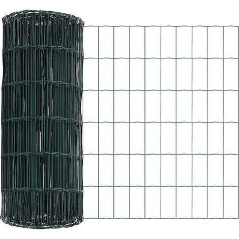 Clôture de jardin， Clôture Euro Verte 0,8 x 25 m en Acier CFW96926 (1/5)