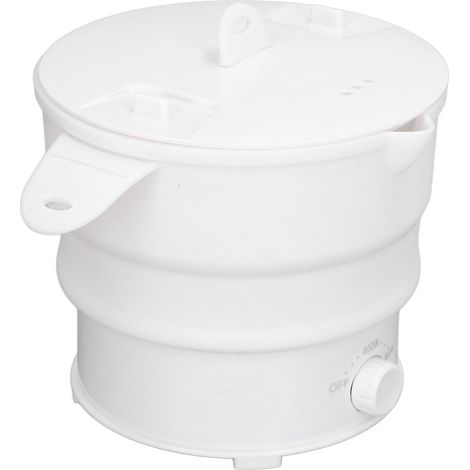 Faltbarer elektrischer Kochtopf, 800 W, 1,2 l, ideal für Camping, Büro, Hotel, Nudelsuppe, Brei, Suppe, EU-Stecker 220 V (1/5)