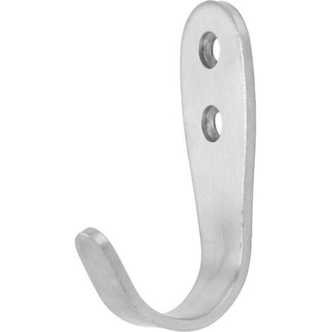 Crochet Acier Inoxydable - 70 x 27 mm - Pour Salle De Bain Cuisine Toilette - 1 Pièce (1/5)