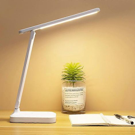 Lampe de table tactile à intensité variable avec protection des yeux, lampe LED rechargeable USB pour la lecture, idéale pour les étudiants et les chambres. Cadeau original. (1/5)