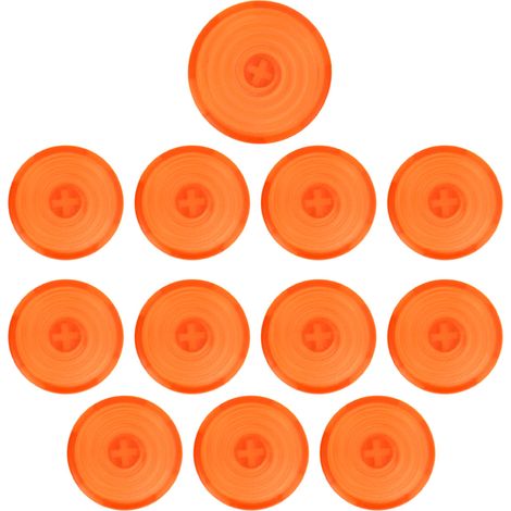 12 pièces capuchons de bouton arcade 20,2mm 25,3mm couvercle bouton poussoir mécanique pour interrupteurs Kailh Cherry Akko Glorious Orange (1/5)