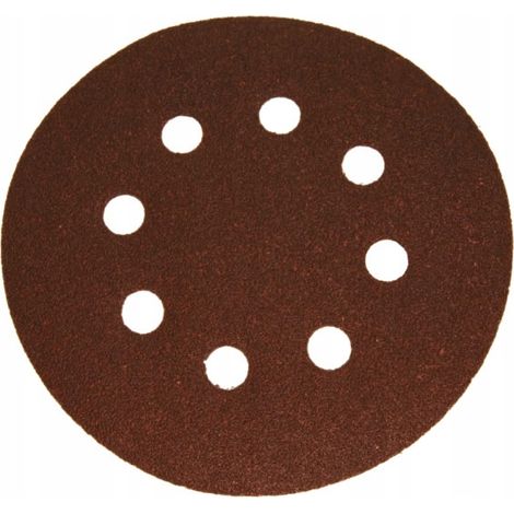 Discos abrasivos de velcro con agujeros 125 mm P 180