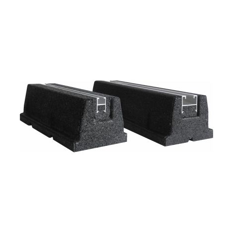 Supports de fixation 600 mm – Capacité 300 kg – Profil aluminium 41 x 21 mm – Niveaux à bulle pour nivellement précis