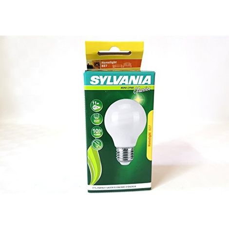 LAMPE FLUOCOMPACTE MINI-LYNX CLASSICO GLS 11W 827 E27 - SYLVANIA SYL0031500