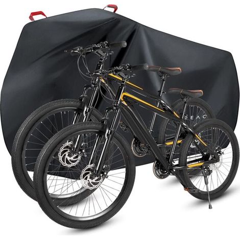 Housse de vélo étanche XL – Tissu Oxford 210D résistant aux UV – Protection pluie, poussière, neige – Compatible 1 ou 2 vélos (1/5)