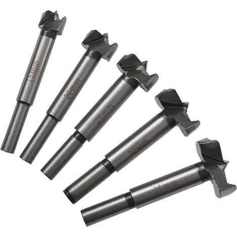 Forets Forstner de 15, 20, 25, 30, 35 mm et 45 mm, outil d'ouverture de trous pour charnières en acier pour le travail du bois