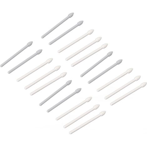 Packung mit 4 Ersatzspitzen für den Samsung Galaxy S22 Ultra 5G Touch-Stift (weiß und grau). (1/5)