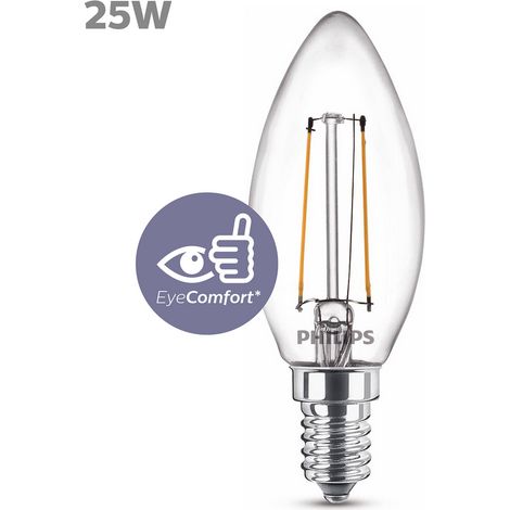 Philips Bombilla Vela LED 2W Blanco Cálido Clásica (1/5)
