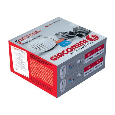 Kit riqualificazione radiatore squadra 1/2" x 16 Giacomini R470A