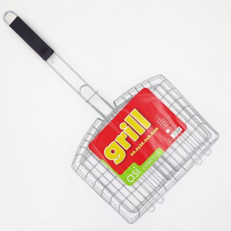 Springos Grille de barbecue compacte facile à nettoyer (1/2)