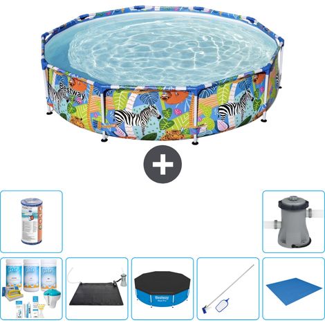 Bestway Bestway Steel Pro Ronde - Jungle - 305x66 cm - 8-pièces S21632 (1/5)