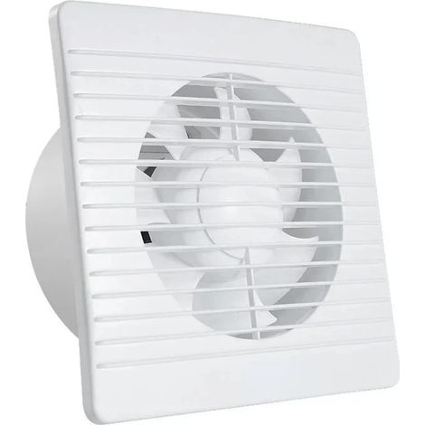 Ventilateur d'extraction gainable/extracteur d'air – Ventilateur mural à économie d'énergie (modèle anti-moustiques) – Extracteur d'air de 10 cm (4 pouces) pour salles de bains, cuisines et toilettes (1/5)