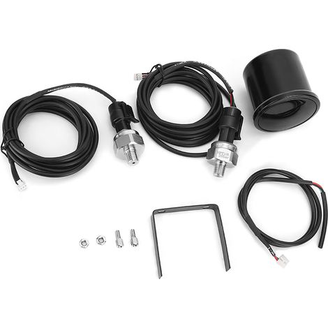 2pouces Capteur Jauge de Pression d'Air PSI Voiture Affichage Numérique LED Bleu Kit (1/5)