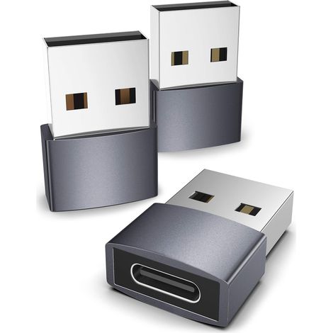 3er-Pack USB-C-auf-USB-Adapter, kompatibel mit USB-C-auf-USB-Kabel A (1/5)
