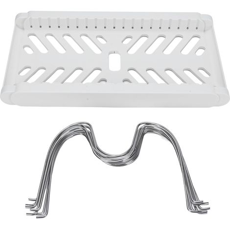 Organisateur de casseroles et poêles, support extensible pour ustensiles de cuisine, poêle réglable pour la cuisine, blanc (1/5)