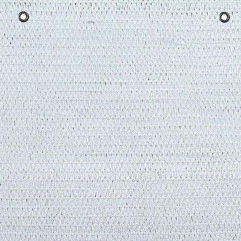 VERDELOOK White Master, Tessuto per Protezione ponteggi in Telo con Occhielli, 1.8X100 m, Bianco, con Occhielli in Alluminio (1/4)
