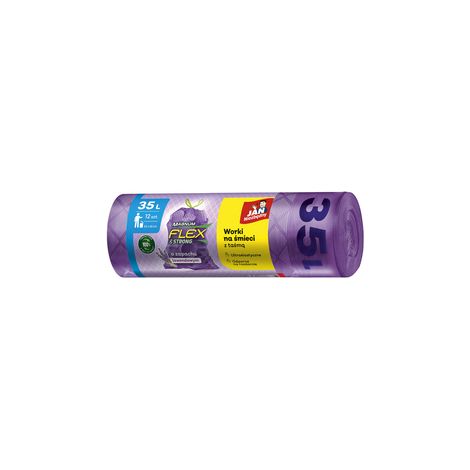 Bolsas de basura JAN essential LD Magnum Flex Lavanda 35 L - 12 unidades